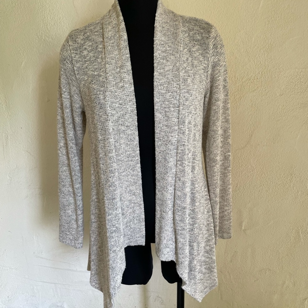 Bobeau Grey Knit Cardigan